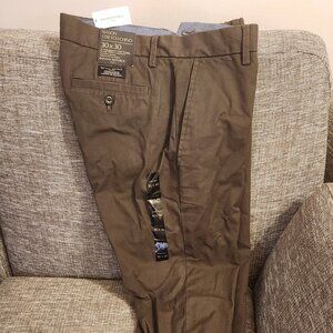 New - Banana Republic 30x30 Stretch Chino Pants Dark Green